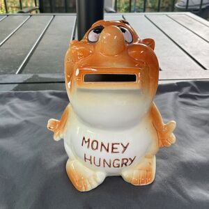 Vintage Kreiss Psycho Ceramic Money Bank With Plug